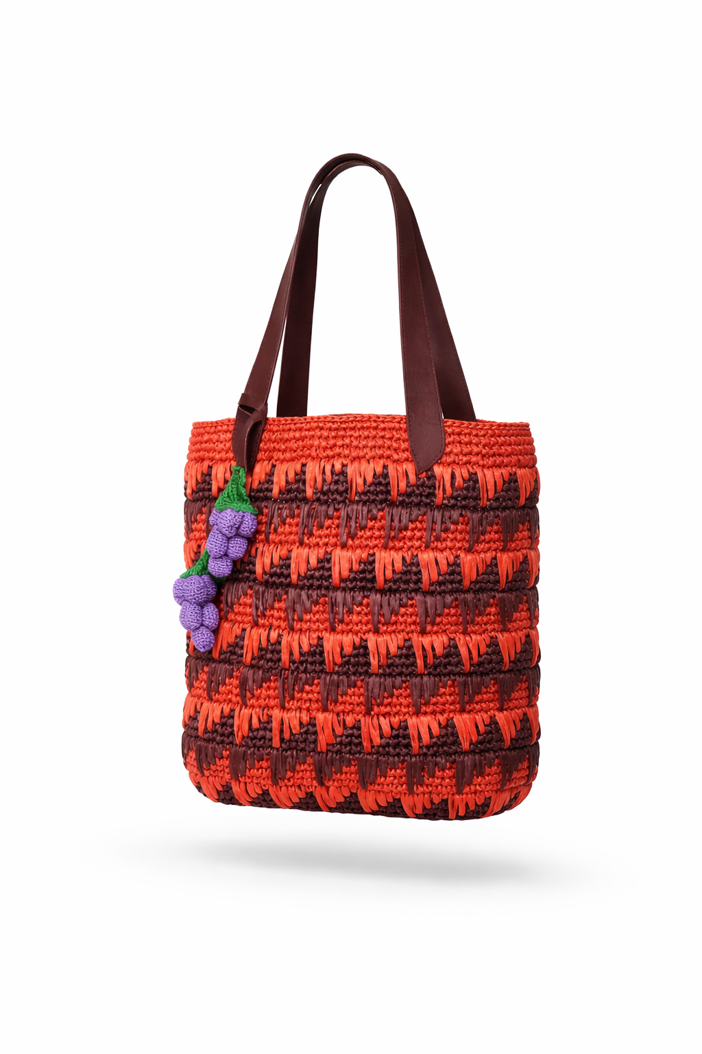 Mulberry Raffia Tote
