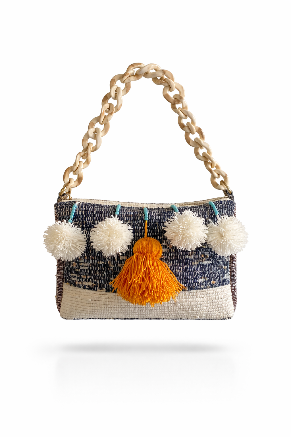 Solea Pom Chain Clutch